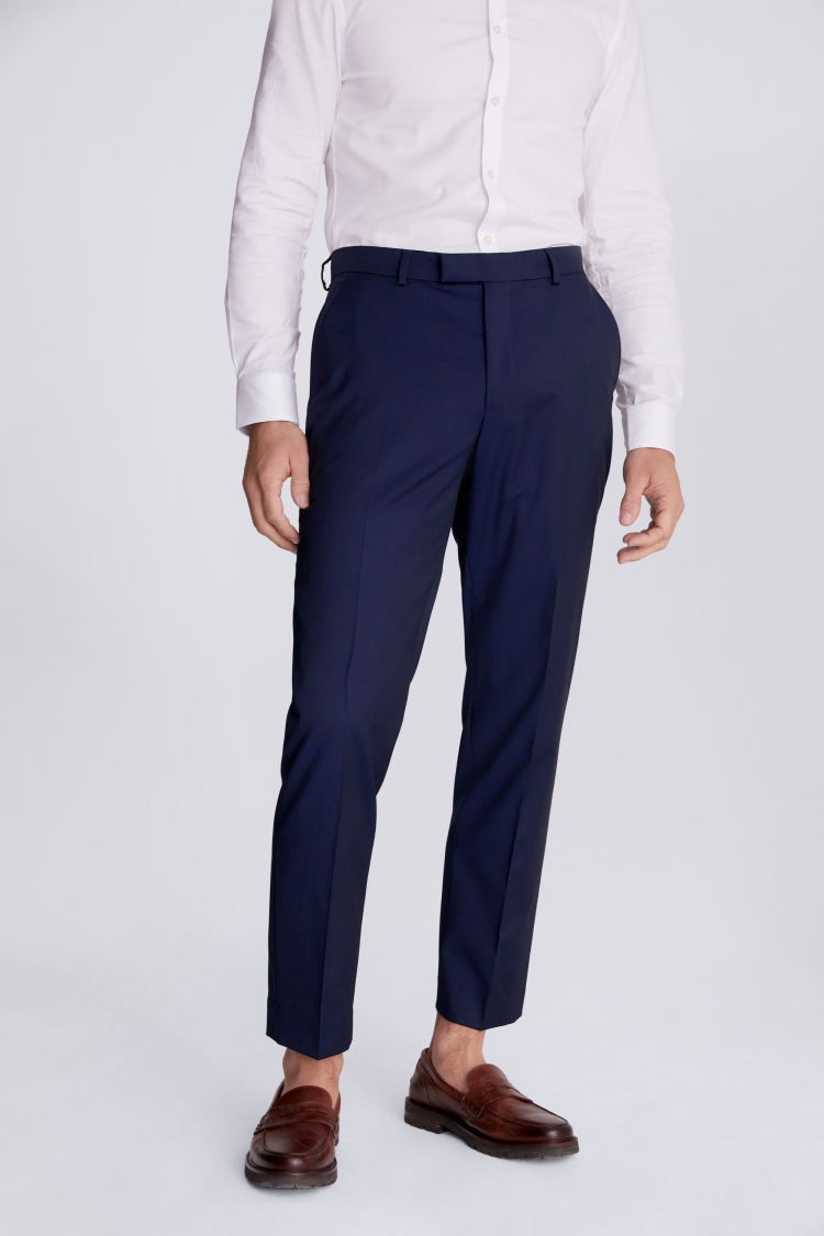 Regular Fit Ink Stretch Trousers Buy Online at Moss