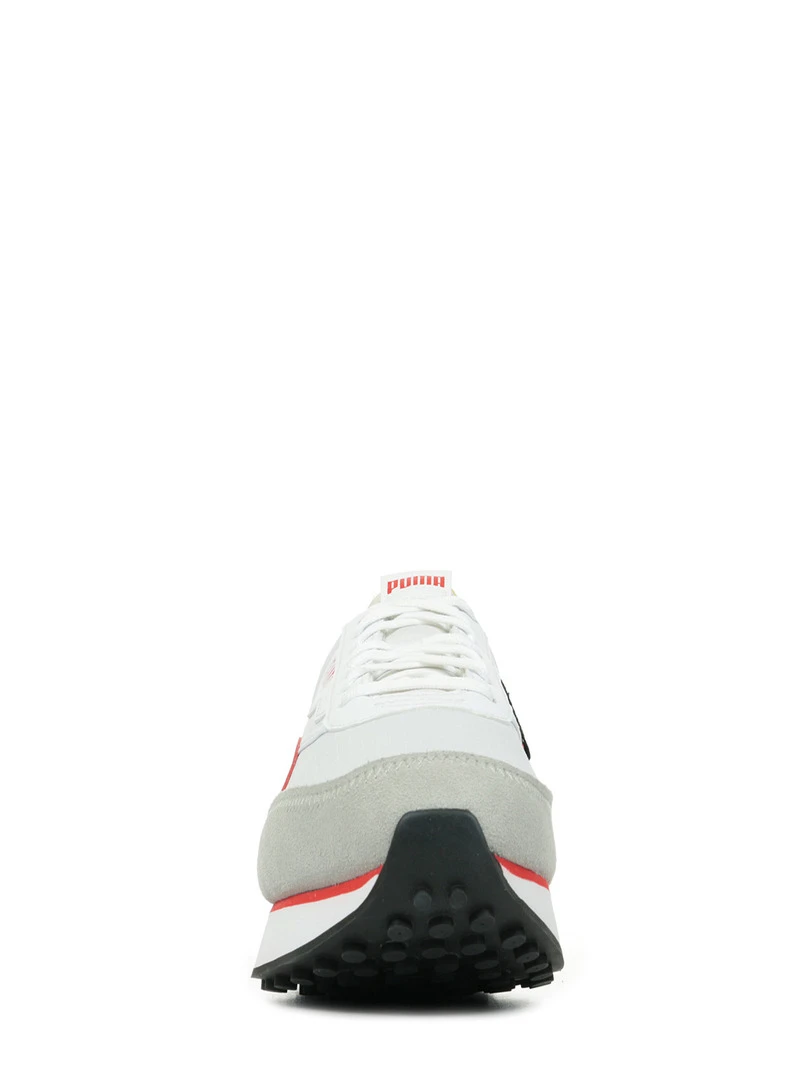 Baskets Future Rider Play On   Blanc Rouge Gris