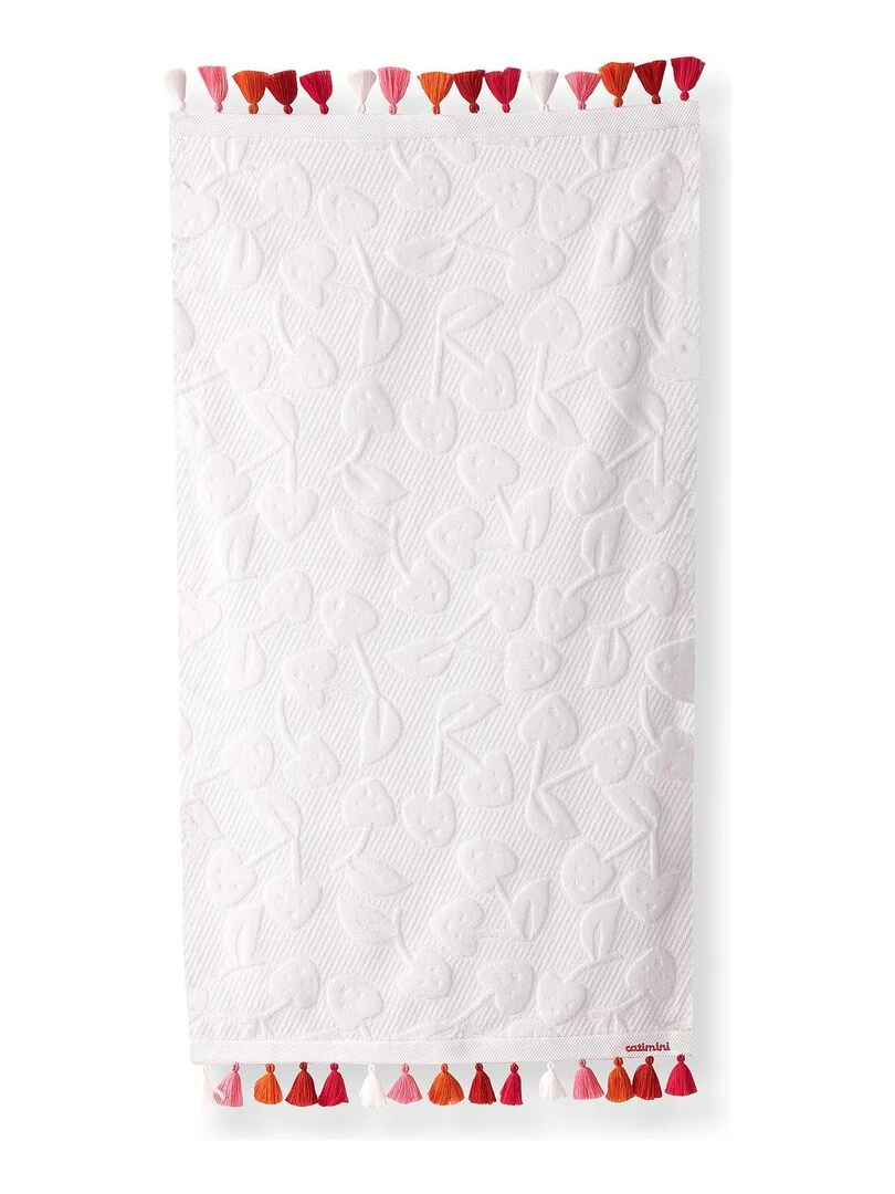 Serviette de toilette Escapade Kawaii blanc 50x90 cm 100% Coton 400 GSM Blanc