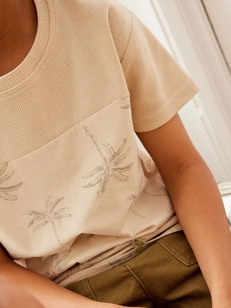 T shirt garçon Bahamas   Beige sable
