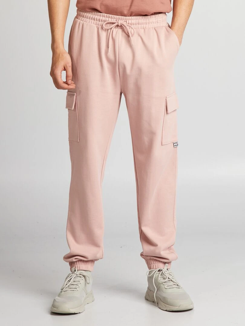 Pantalon de jogging avec poches multipoches Violet