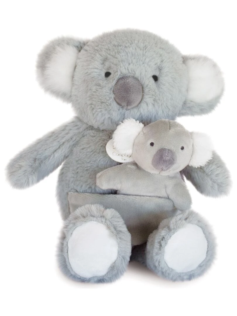 Coffret peluche koala Bébé & moi UNICEF (25 cm)   Gris