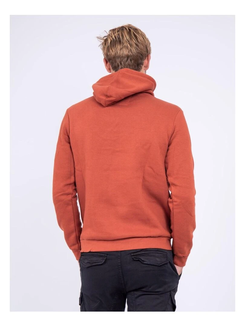 Sweat capuche WIDEM Rouge brique