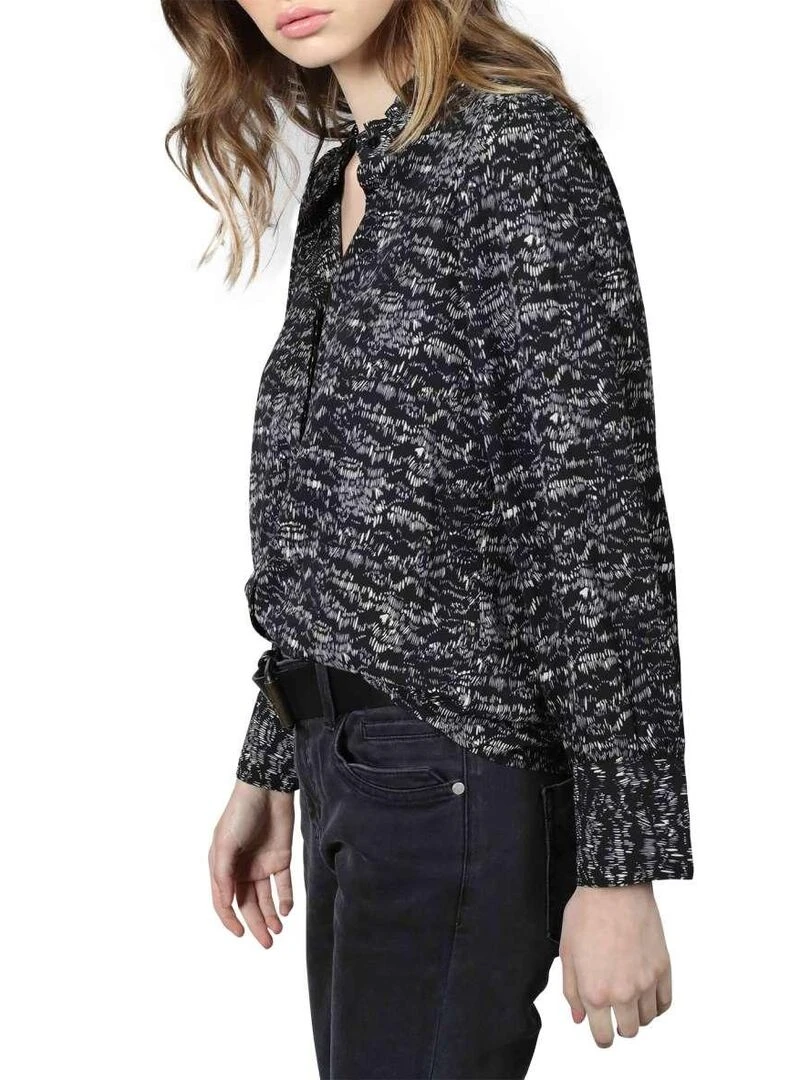 CHATTAWAK   Chemise cintrée   gris anthracite