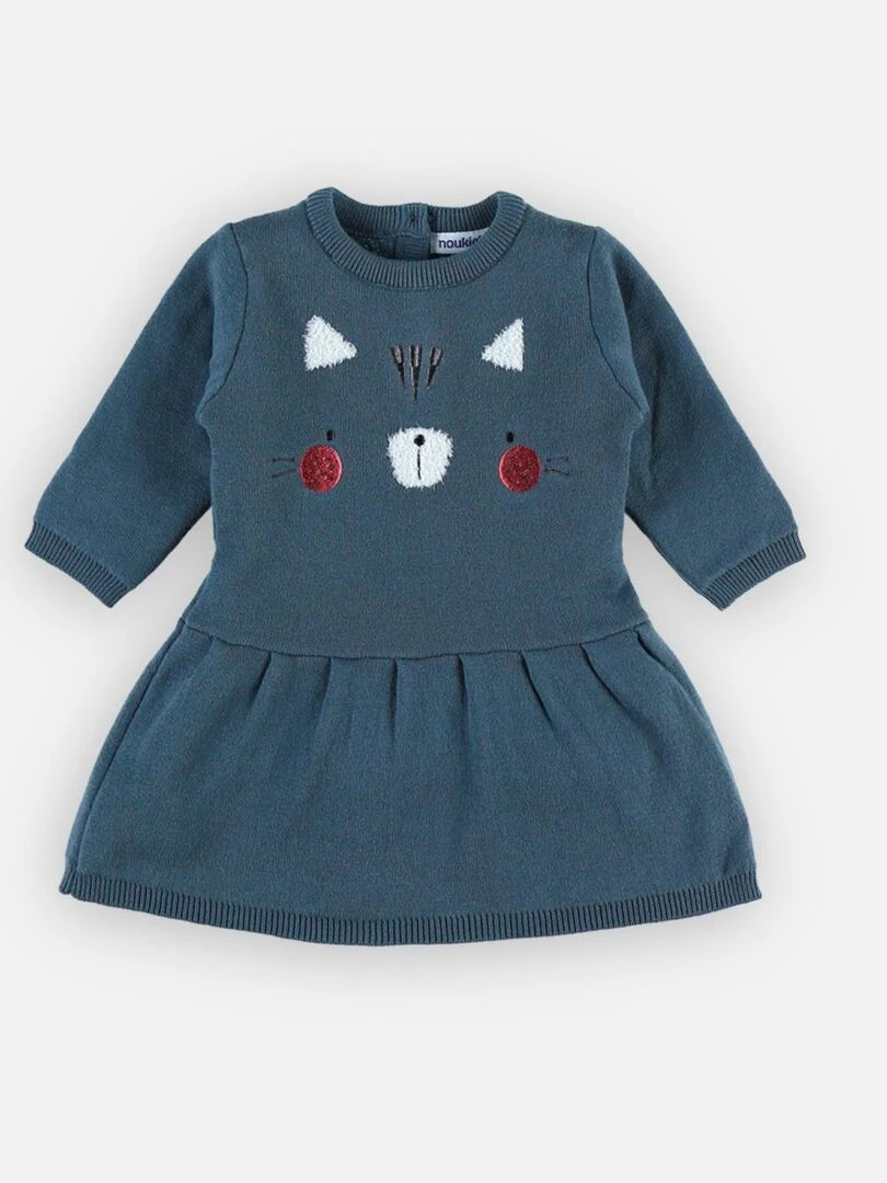 Robe en tricot  foncé   Noukie's   Vert