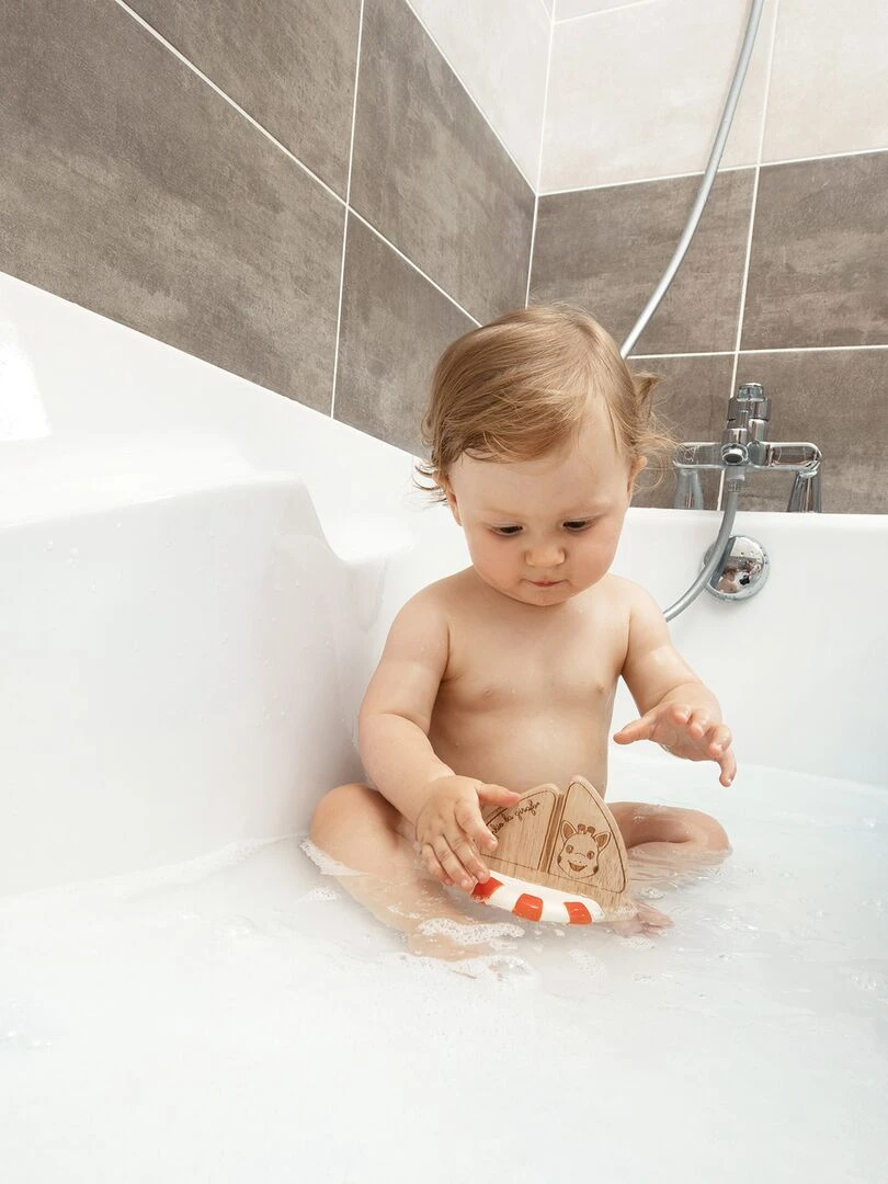 Jouet de dentition bateau Rubber & Wood   N/A