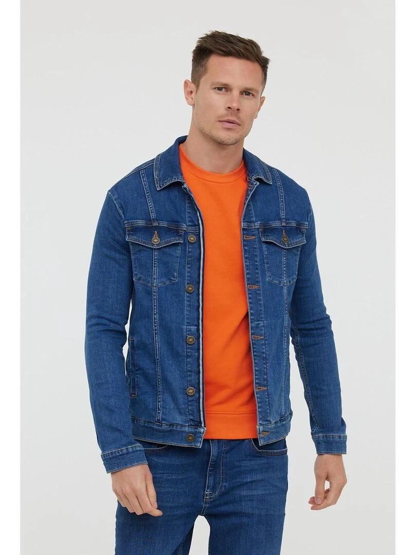 Lee Cooper Veste manches longues coton slim FLIME Bleu