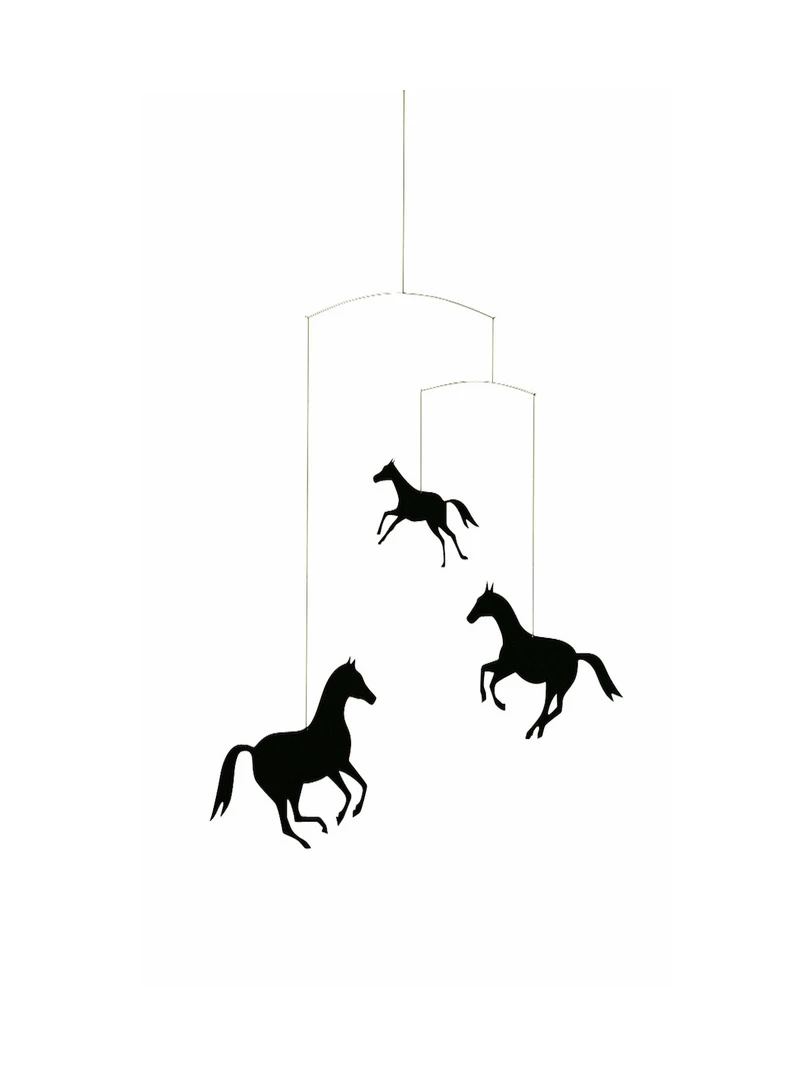 'flensted Mobiles' Horse Noir