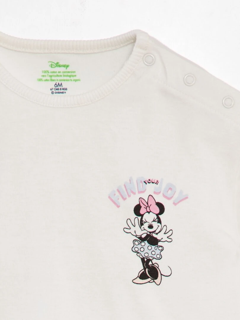 Tee shirt imprimé 'Minnie'   Blanc