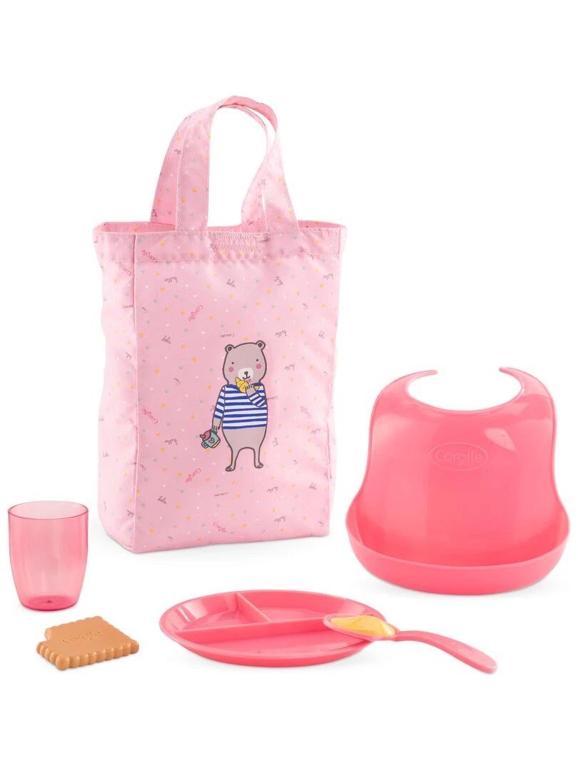 Coffret Repas pour poupon 36 à 42 cm sac N/A