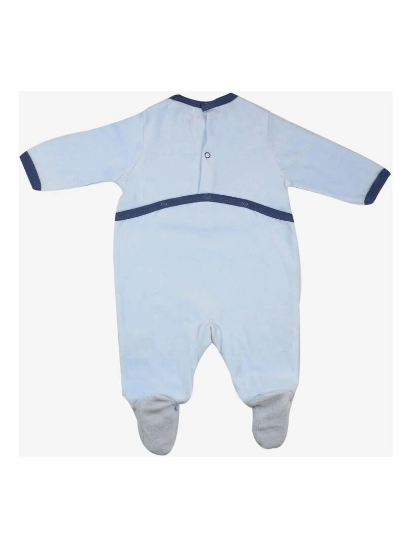 Pyjama bébé motif lion Bleu