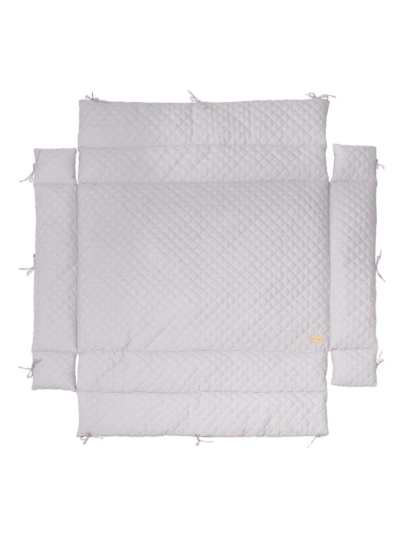 Tapis de parc rectangulaire avec bords imperméable 'ROBA' roba Style Gris