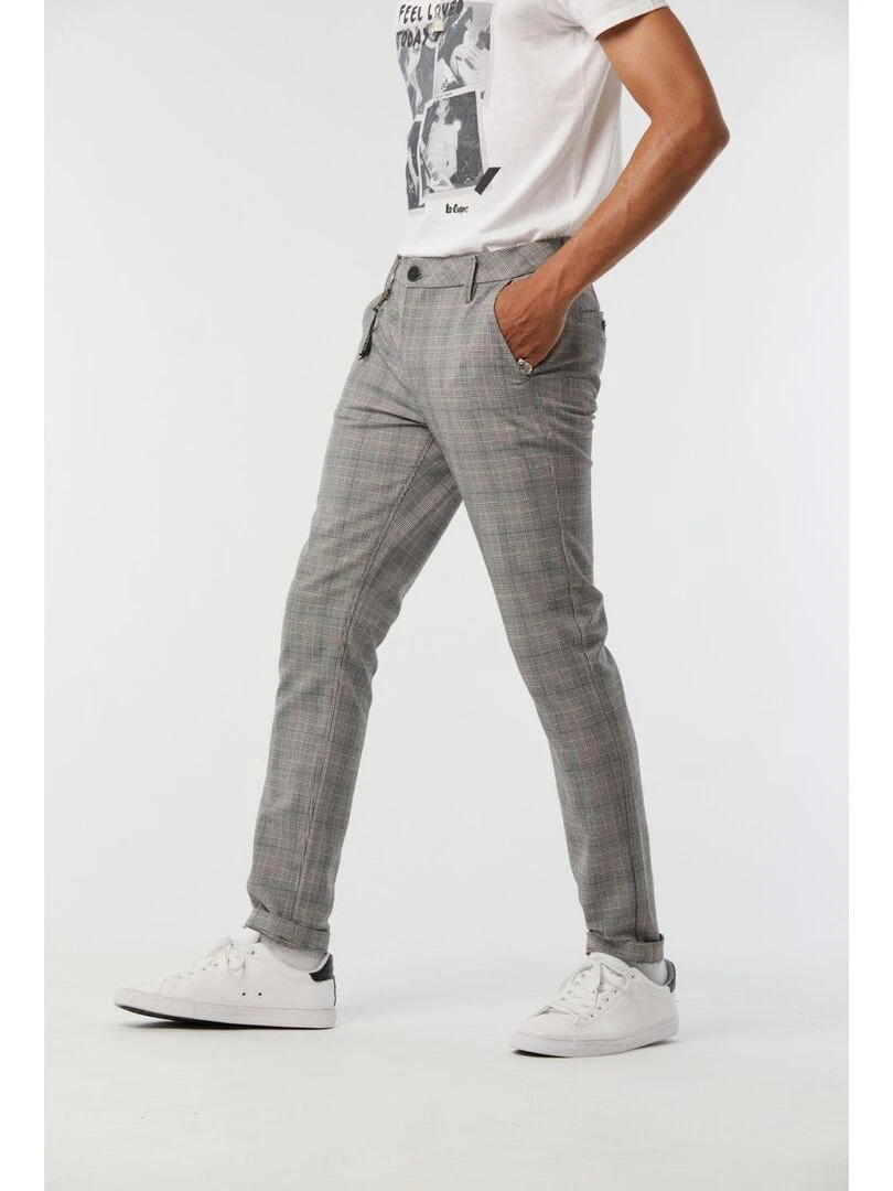 Lee Cooper Pantalon polyester slim NEILS Gris