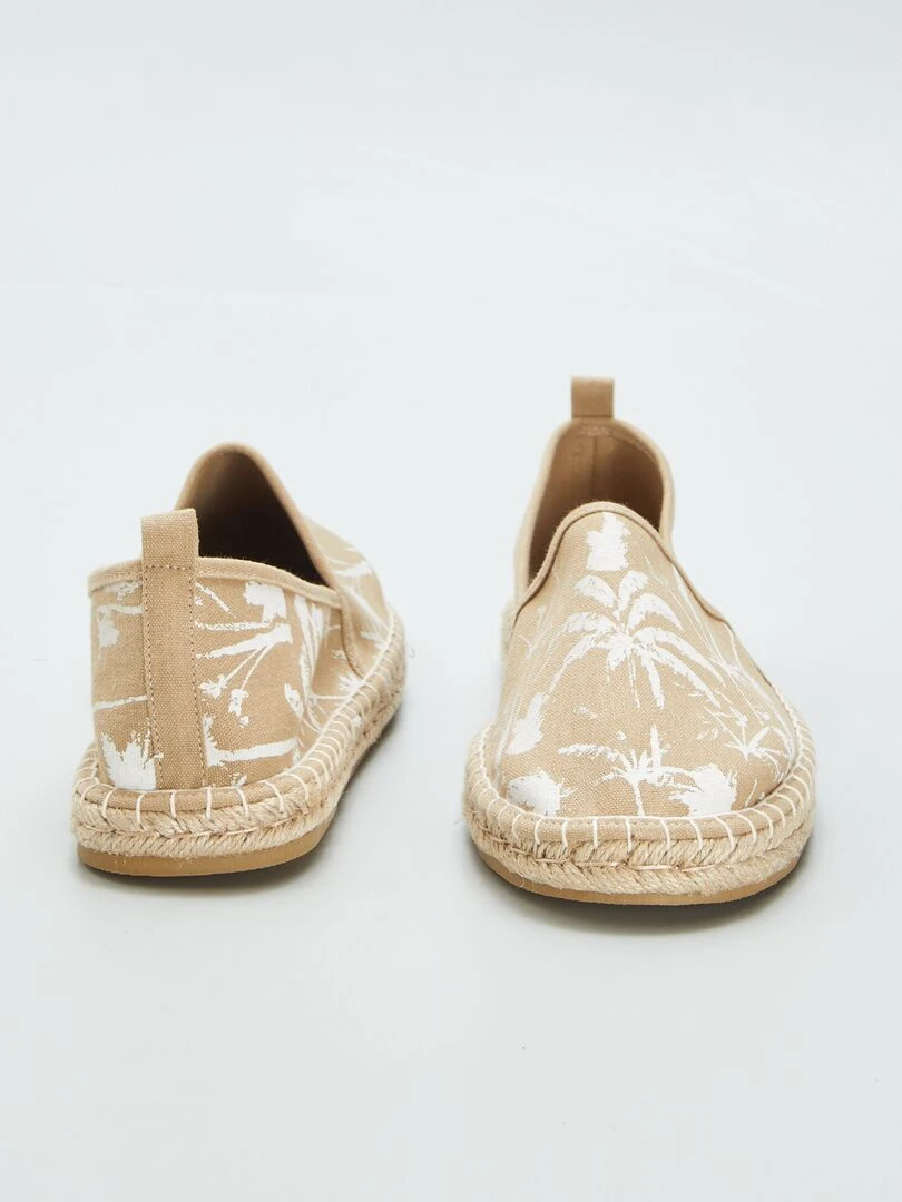 Espadrilles à imprimés   Beige