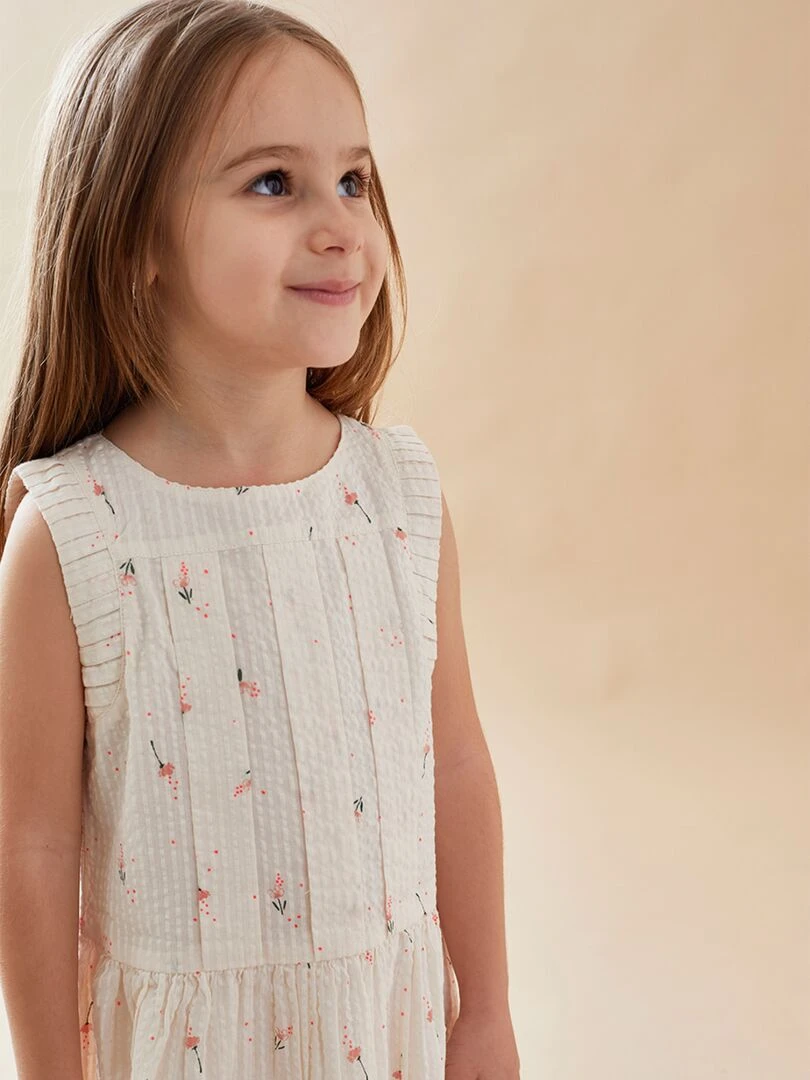 Robe cérémonie fleurie    Noukie's   Rose