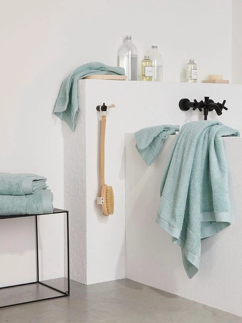 Maxi drap de bain uni 'BIO ORGANIC' 'TODAY'   Vert