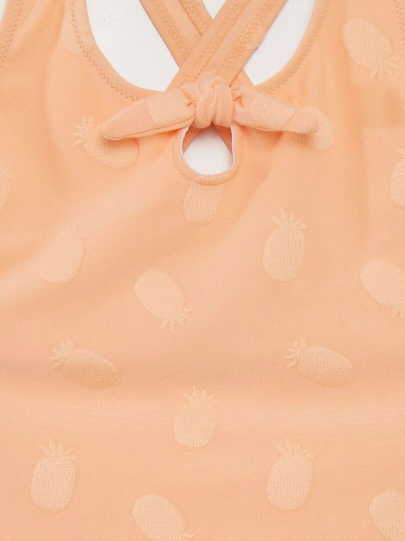 Maillot de bain Ananas   1 pièce   Orange