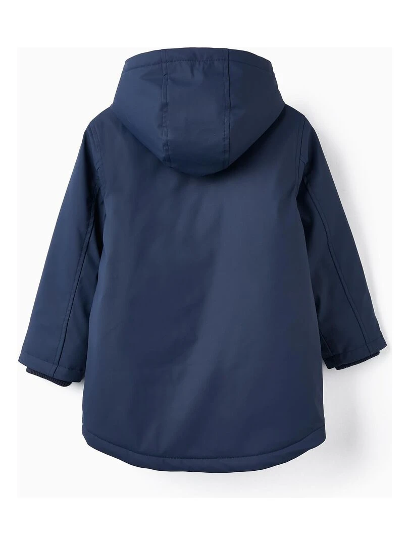 Parka en caoutchouc avec capuche pour garçon ROYALS OFF DUTY Bleu foncé