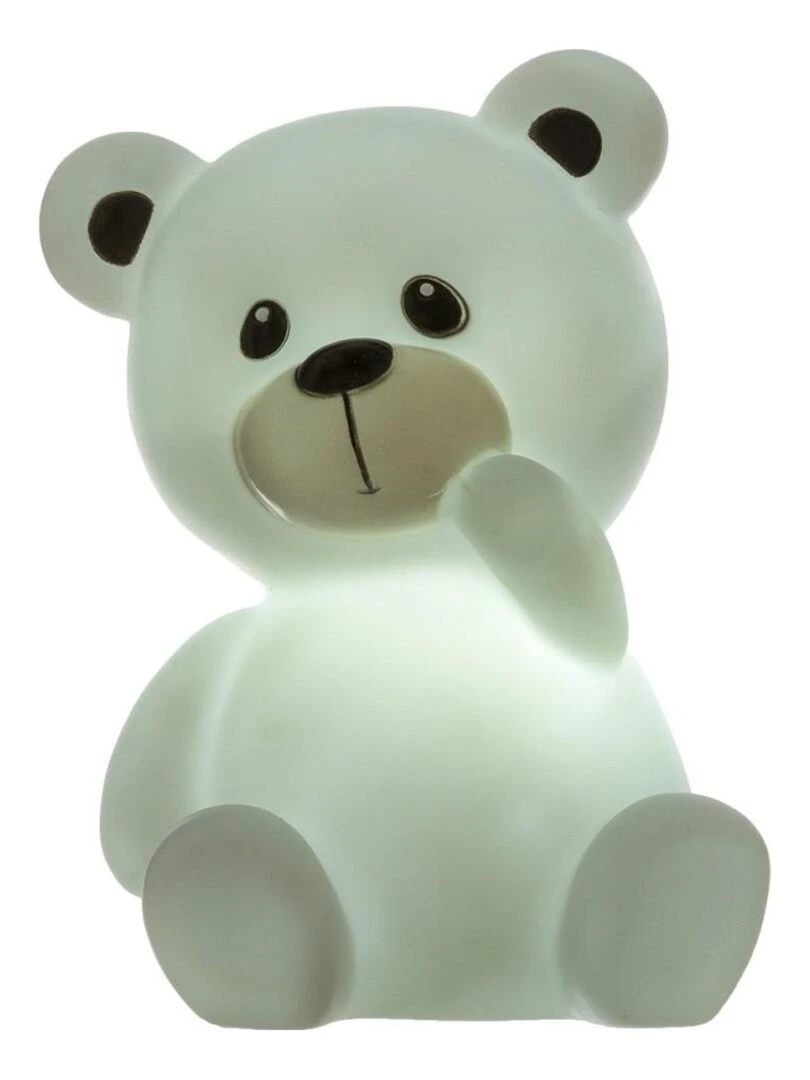 Veilleuse ourson H14 blanc   Blanc