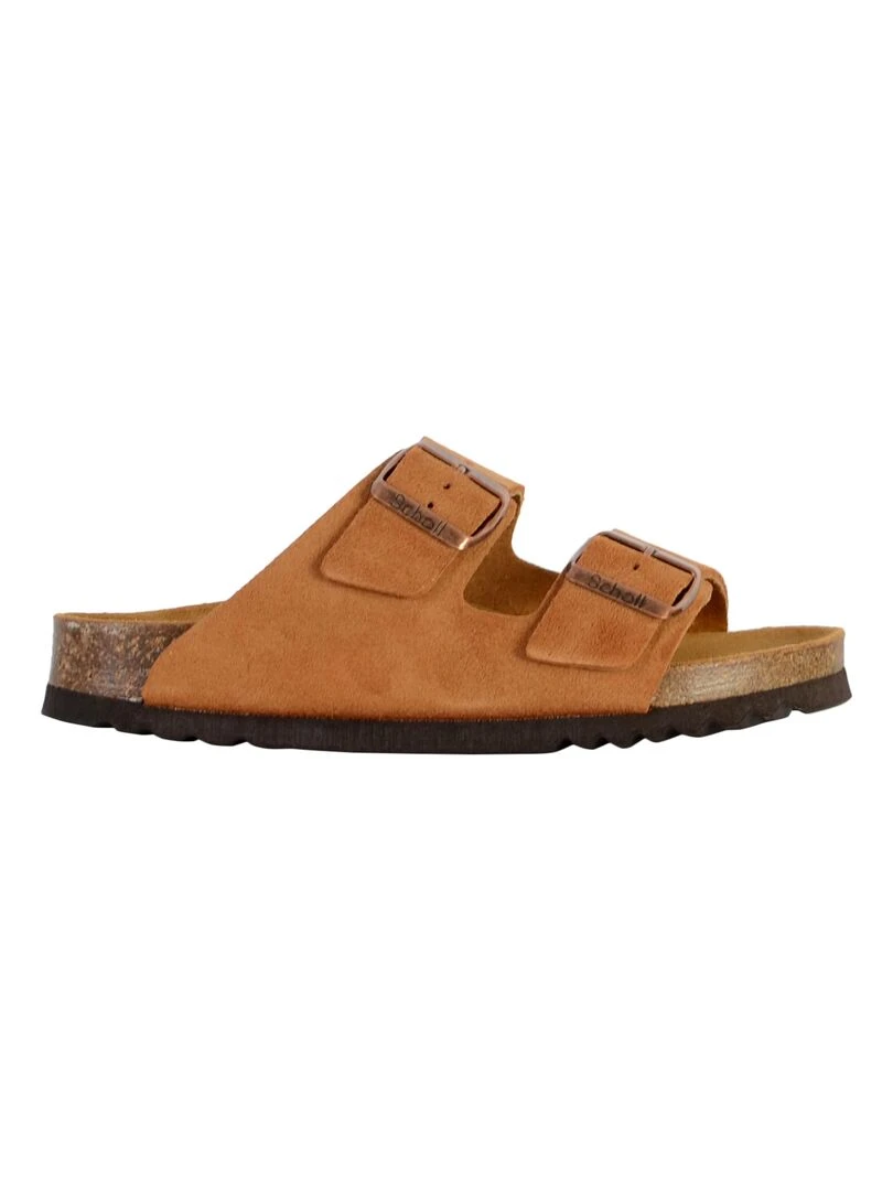 Mules Cuir Scholl Josephine Marron