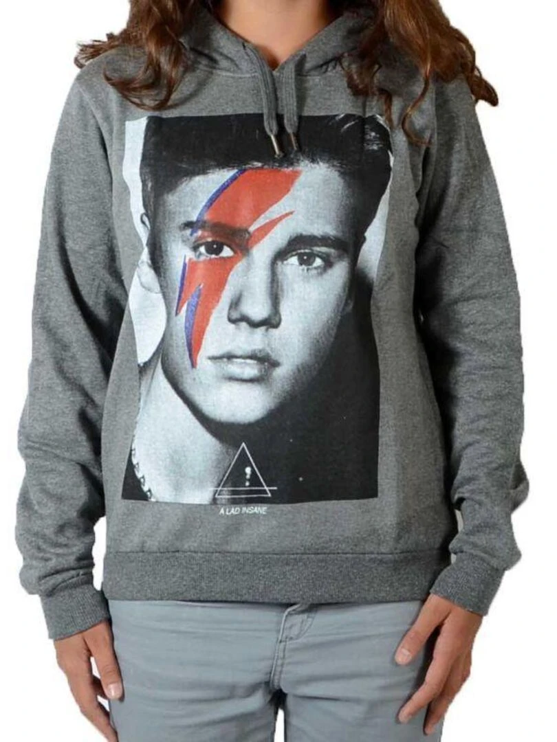 Sweat Little Eleven Paris JB Justin Bieber Garçon  Fille  Gris   Gris