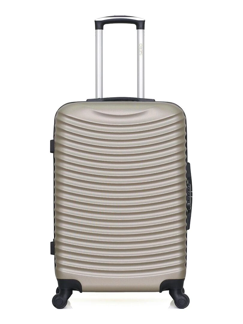 HERO VALISE WEEKEND ABS ETNA 65 CM 4 ROUES Beige