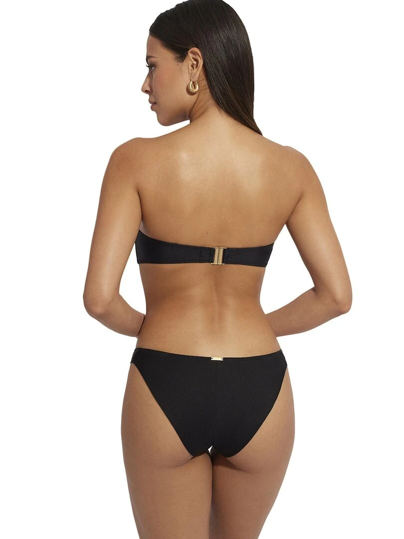 Haut maillot de bain bandeau Musha Cay   Noir