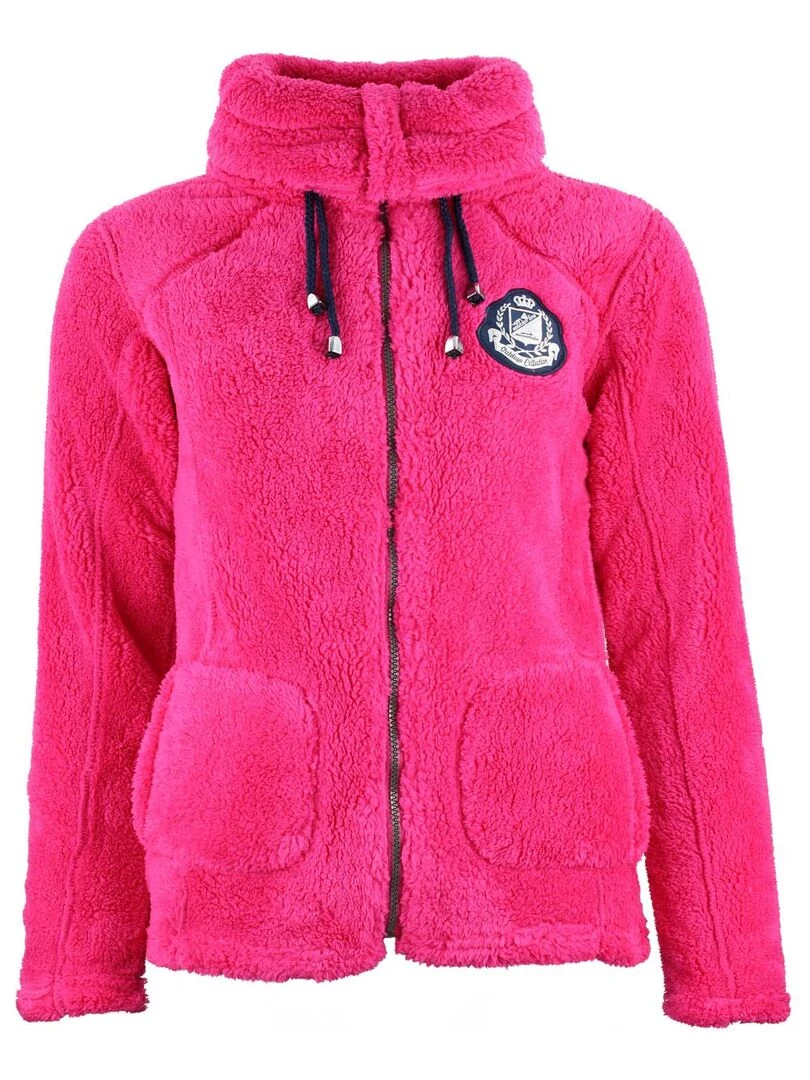 Blouson polaire femme ASANA Rose fushia