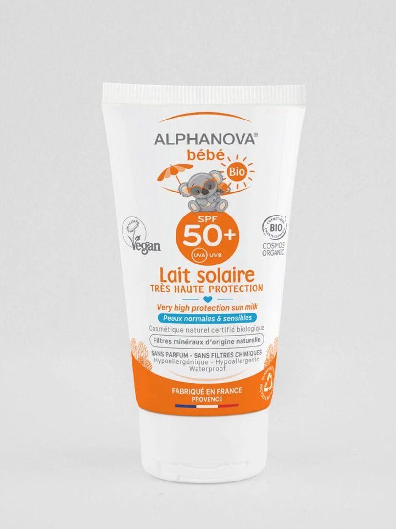 Lait solaire visage Bébé SPF 50 Multicolore
