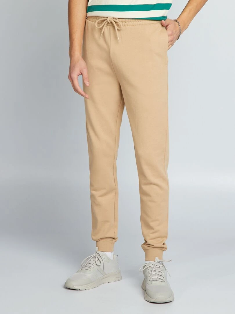 Jogging basique uni   Beige