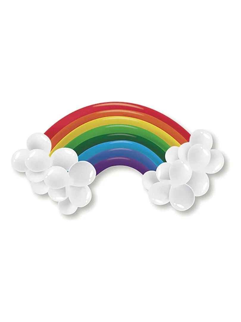 Ballon arche arc en ciel 160 cm Multicolore