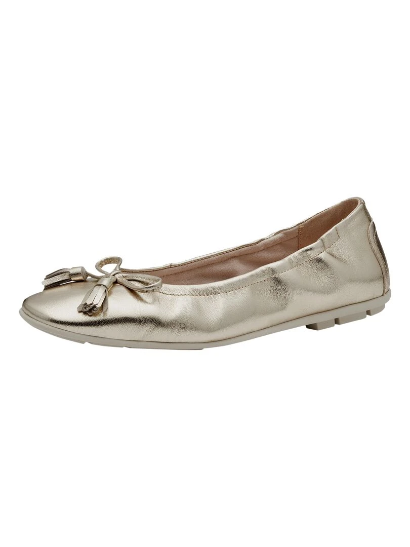 Ballerine Cuir Tamaris   Doré/or