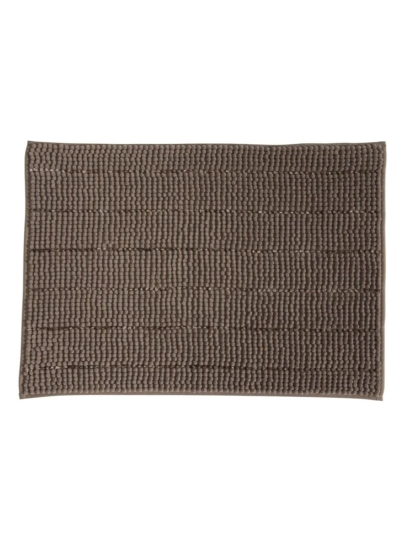 Guy Levasseur Tapis de bain en polyester uni Gris taupe