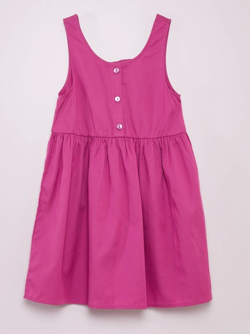 Robe sans manches à ouverture au dos Violet