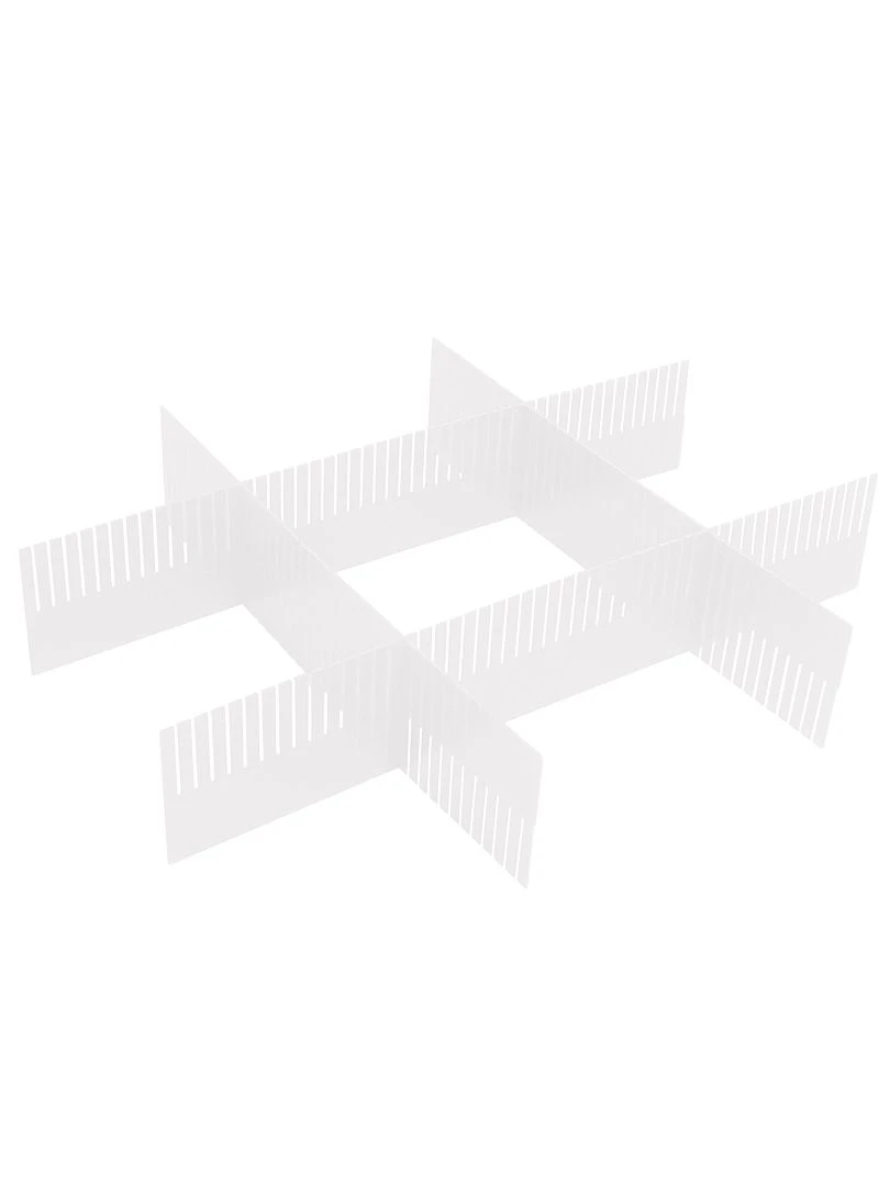 Set organisateur de tiroirs en plastique transparent