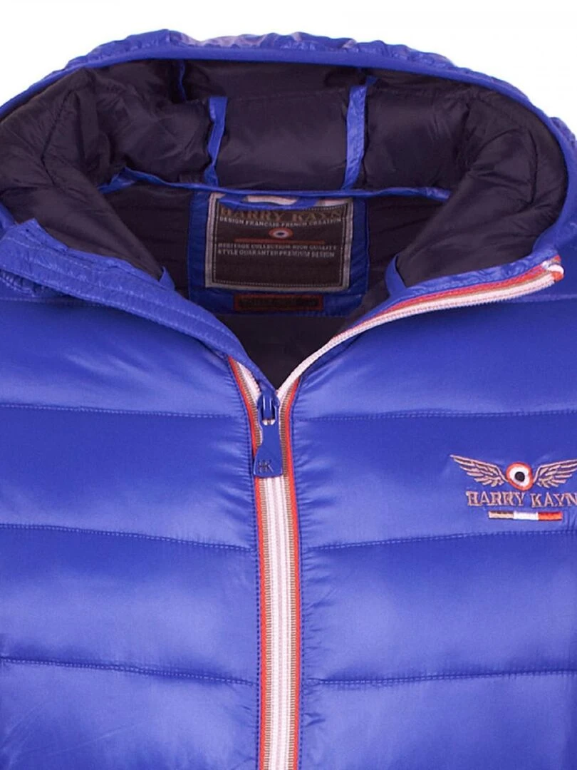 Doudoune fine à capuche homme COMAIN   HARRY KAYN   Bleu