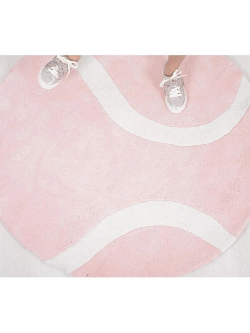 Tapis Coton Tennis Ball par Lilipinso   Lilipinso   Rose
