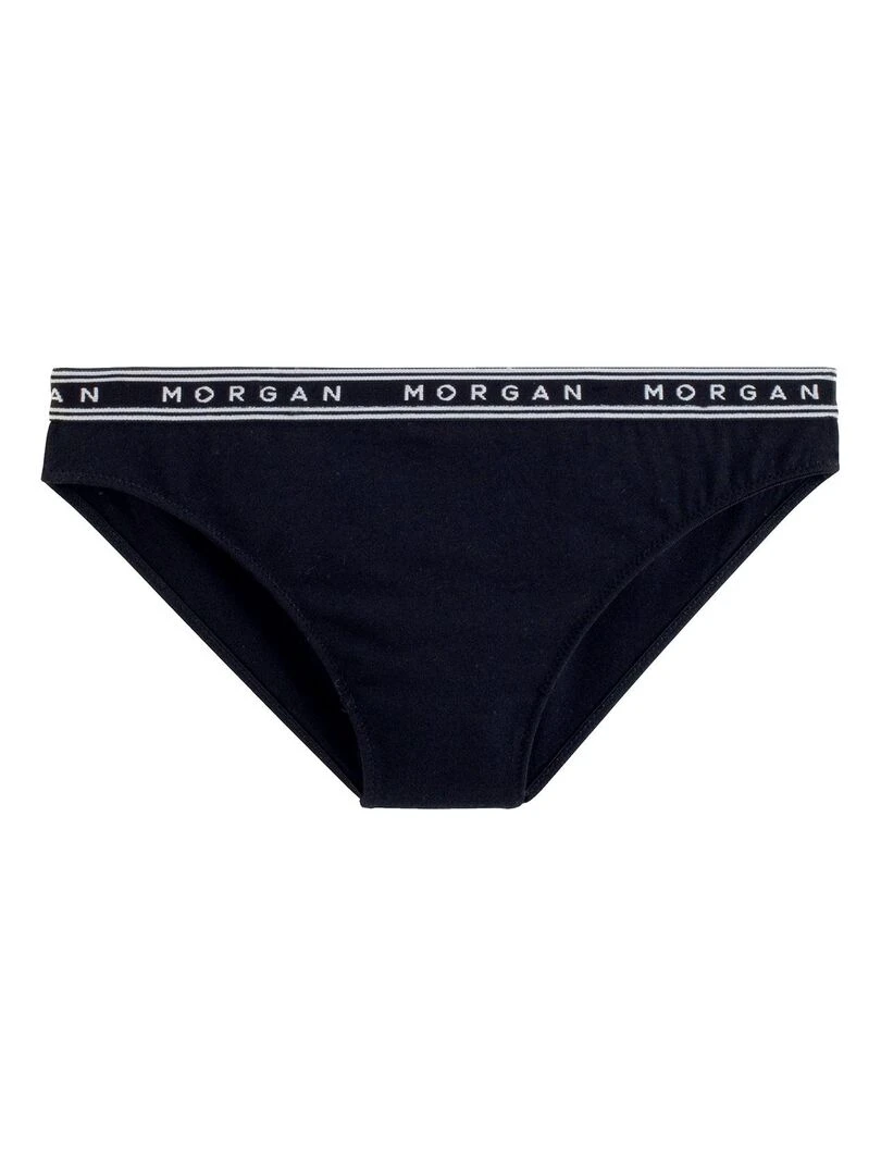 Lot de 2 slips PIA   Morgan Junior   Noir