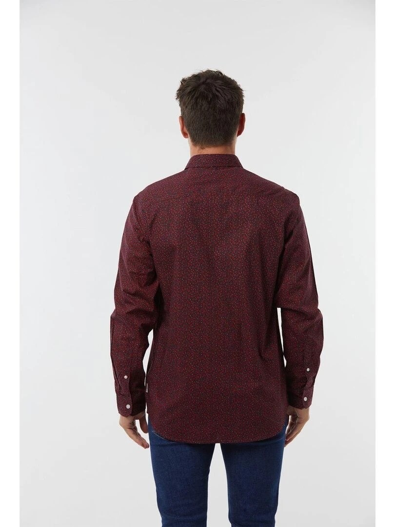 Lee Cooper Chemise manches longues coton DORIC Rouge