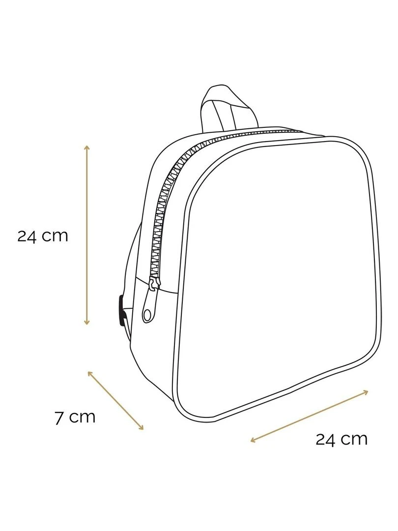 BAGTROTTER Trousse scolaire rectangulaire Kids Rose Licorne   Rose