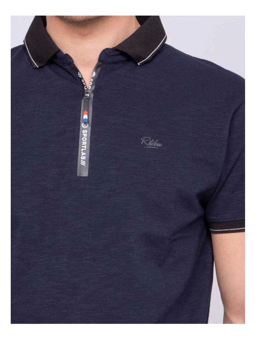Polo PAMATIS   Bleu marine