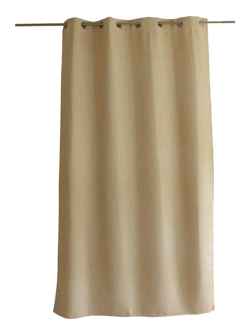 Rideau occultant       Effet tissé   Jaune