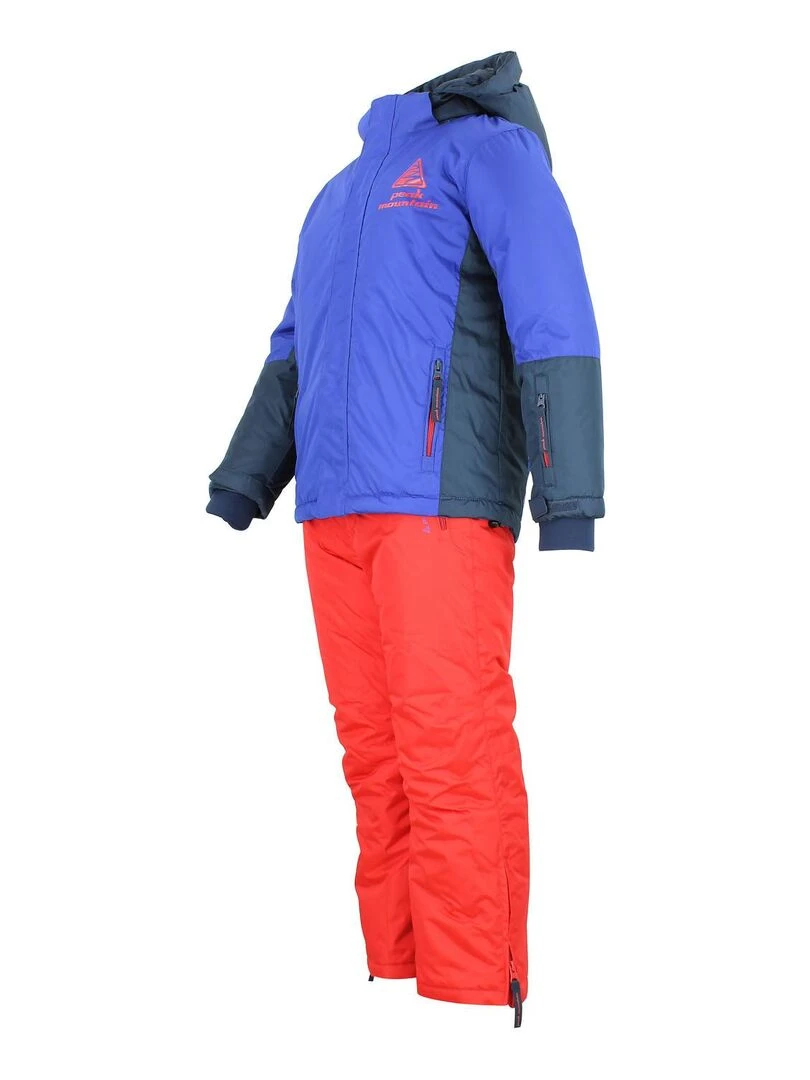 Ensemble de ski garçon EROS   PEAK MOUNTAIN   Bleu Rouge