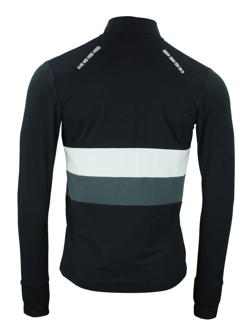 Top technique zippé homme CESPEED PEAK MOUNTAIN Noir Noir