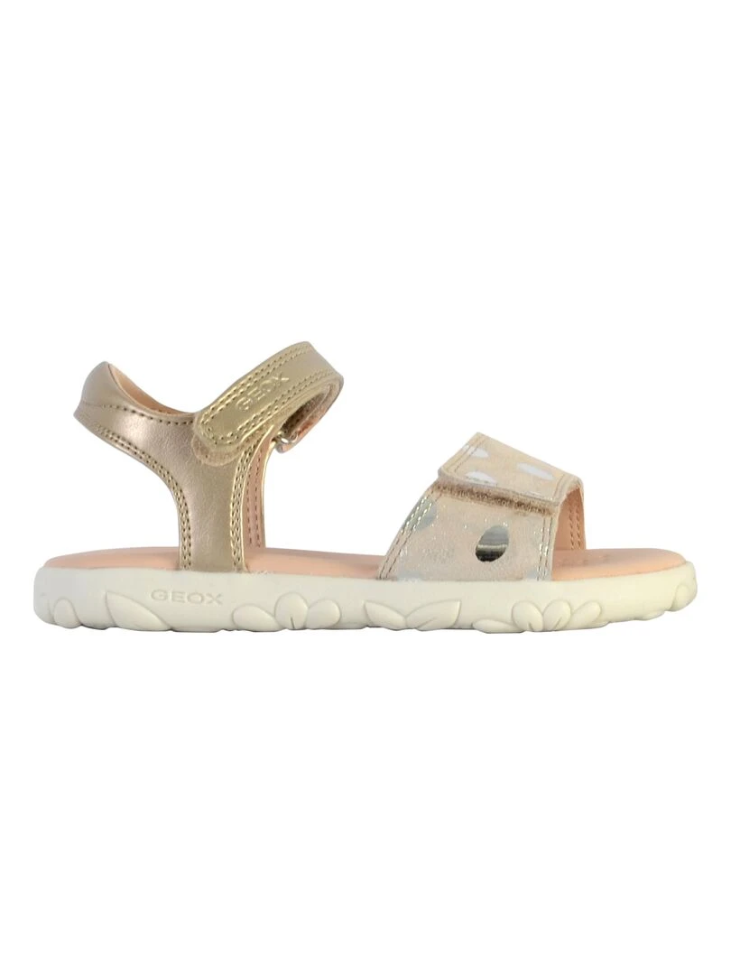Sandale Cuir Enfant Geox Haiti Beige