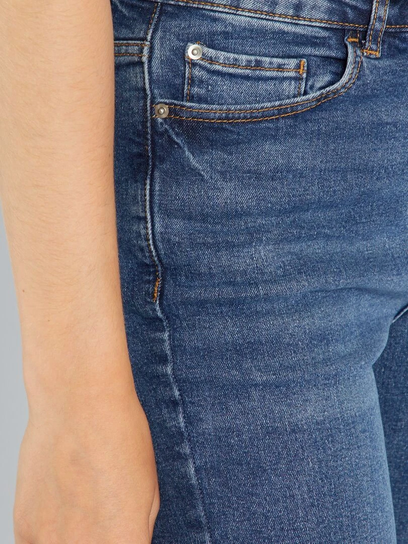 Pantalon slim en denim   32L   Bleu