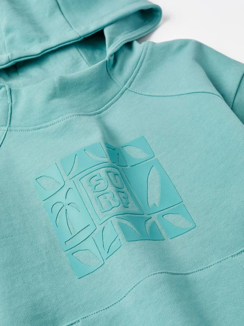 Sweat à capuche en coton pour garçon 'Surf'  NO DRAMA IN THE BAHAMAS   Bleu