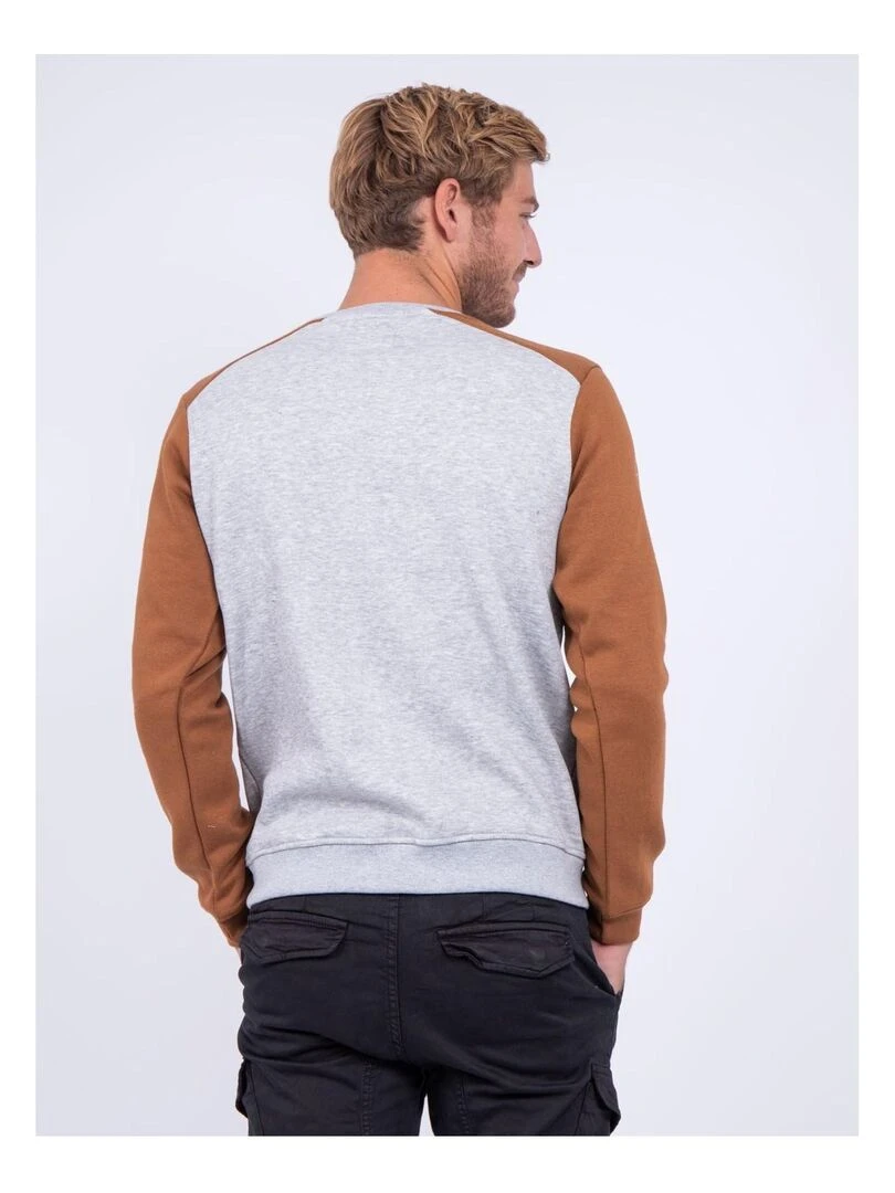 Sweat col rond WORMUNT Marron