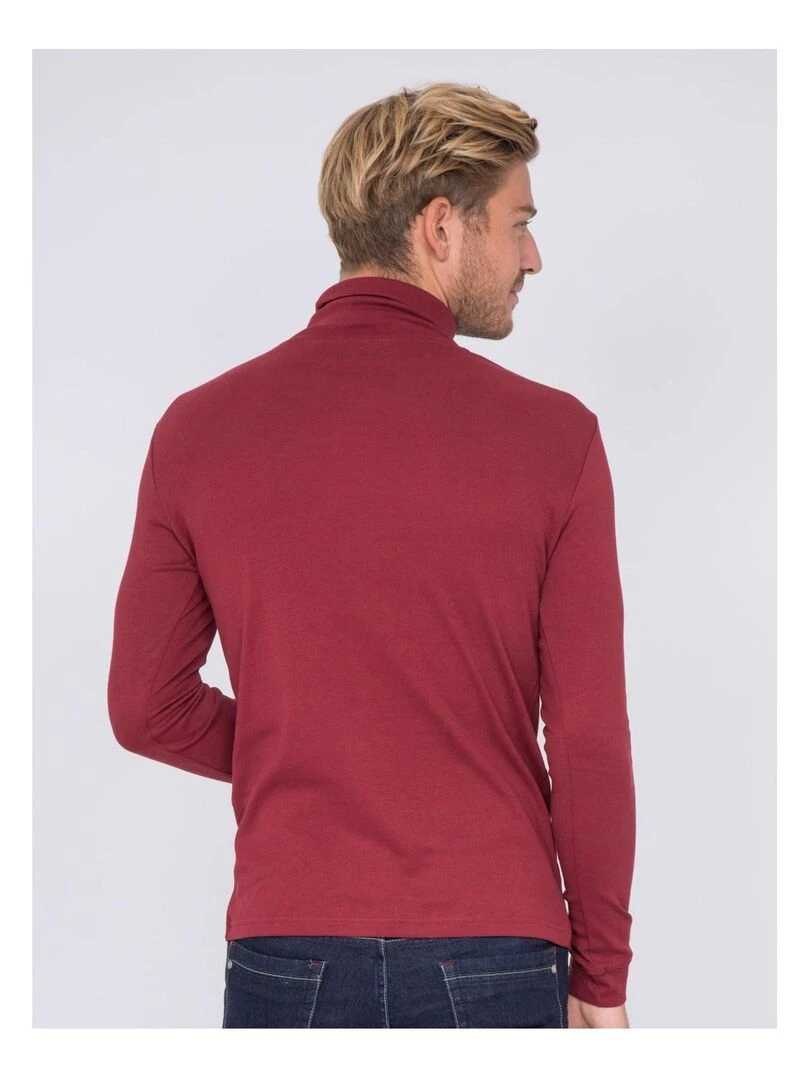 Sous pull pur coton WAREN Bordeaux