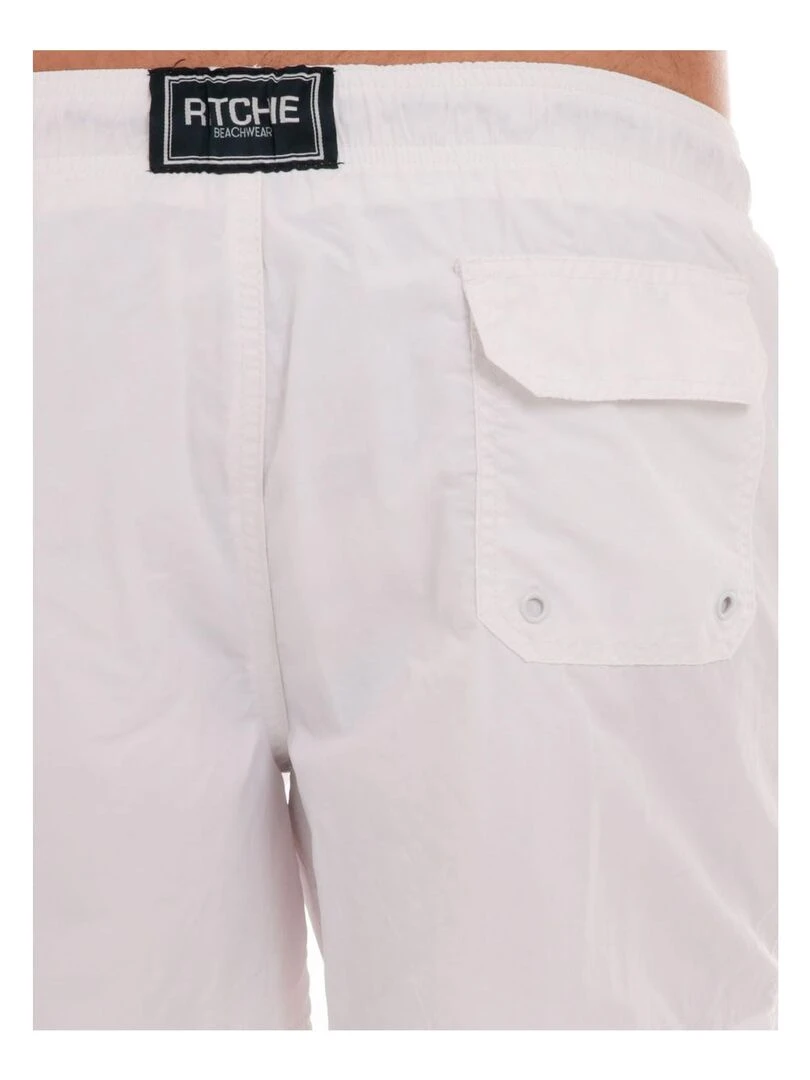 SHORT DE BAIN GARY   Blanc